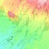 Mappa topografica Canino, mappa di rilievo, mappa dell'altitudine