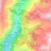 Mappa topografica Chamois, altitudine, rilievo