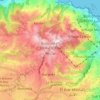 Mappa topografica Bouzaréah, altitudine, rilievo