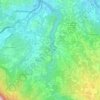 Mappa topografica Bolognano, mappa di rilievo, mappa dell'altitudine