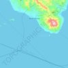 Mappa topografica Buenavista, altitudine, rilievo