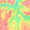 Mappa topografica Vila Nova de Foz Coa, altitudine, rilievo