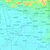Mappa topografica 玉田县, altitudine, rilievo