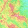 Mappa topografica Parco Nazionale del Gran Sasso e Monti della Laga, altitudine, rilievo
