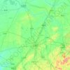 Mappa topografica 长春市, altitudine, rilievo
