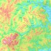 Mappa topografica 永泰县, altitudine, rilievo