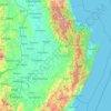 Mappa topografica Isabela, altitudine, rilievo