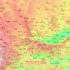 Mappa topografica 渭河, altitudine, rilievo