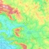 Mappa topografica Benevento, altitudine, rilievo