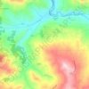 Mappa topografica Altavilla Irpina, altitudine, rilievo