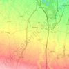 Mappa topografica Bitritto, altitudine, rilievo