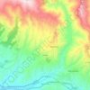 Mappa topografica Amato, mappa di rilievo, mappa dell'altitudine