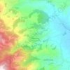 Mappa topografica Amaroni, mappa di rilievo, mappa dell'altitudine