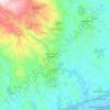 Mappa topografica Belcastro, mappa di rilievo, mappa dell'altitudine