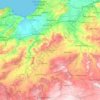 Mappa topografica Mascara, altitudine, rilievo