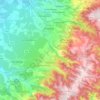 Mappa topografica Cittanova, altitudine, rilievo