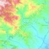 Mappa topografica Gerace, altitudine, rilievo