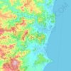 Mappa topografica San Vito, altitudine, rilievo