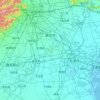 Mappa topografica 廊坊市, altitudine, rilievo