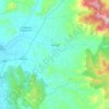 Mappa topografica Santadi, altitudine, rilievo