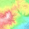 Mappa topografica Montauro, altitudine, rilievo