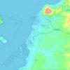 Mappa topografica Trapani, altitudine, rilievo