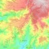 Mappa topografica Bagaladi, mappa di rilievo, mappa dell'altitudine