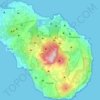 Mappa topografica Isola di Pantelleria, altitudine, rilievo