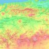 Mappa topografica Aïn Defla, altitudine, rilievo