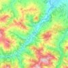 Mappa topografica Travo, altitudine, rilievo