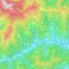 Mappa topografica Borghetto d'Arroscia, mappa di rilievo, mappa dell'altitudine