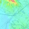 Mappa topografica Altopascio, mappa di rilievo, mappa dell'altitudine