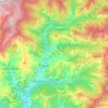 Mappa topografica Apricale, altitudine, rilievo