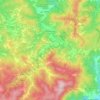 Mappa topografica Pontinvrea, altitudine, rilievo