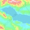 Mappa topografica 冬给措纳湖, altitudine, rilievo