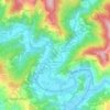 Mappa topografica Carasco, mappa di rilievo, mappa dell'altitudine