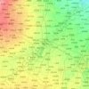Mappa topografica 衡水市, altitudine, rilievo