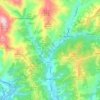 Mappa topografica Dolceacqua, altitudine, rilievo