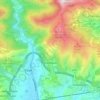 Mappa topografica Castellaro, mappa di rilievo, mappa dell'altitudine