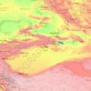 Mappa topografica 新疆维吾尔自治区, altitudine, rilievo