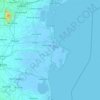Mappa topografica Rovigo, altitudine, rilievo