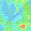 Mappa topografica Laguna, altitudine, rilievo
