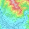 Mappa topografica Bolano, mappa di rilievo, mappa dell'altitudine