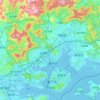 Mappa topografica 思明区, altitudine, rilievo