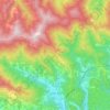 Mappa topografica Calice Ligure, mappa di rilievo, mappa dell'altitudine