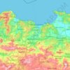 Mappa topografica Skikda, altitudine, rilievo
