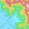 Mappa topografica Calci, mappa di rilievo, mappa dell'altitudine