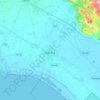 Mappa topografica Latina, mappa di rilievo, mappa dell'altitudine