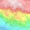 Mappa topografica Crispiano, altitudine, rilievo