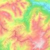 Mappa topografica La Thuile, altitudine, rilievo